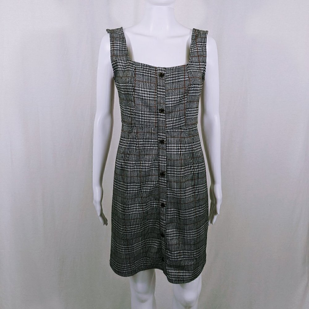 Maurices Stretchy Plaid Jumper Dress Size Small